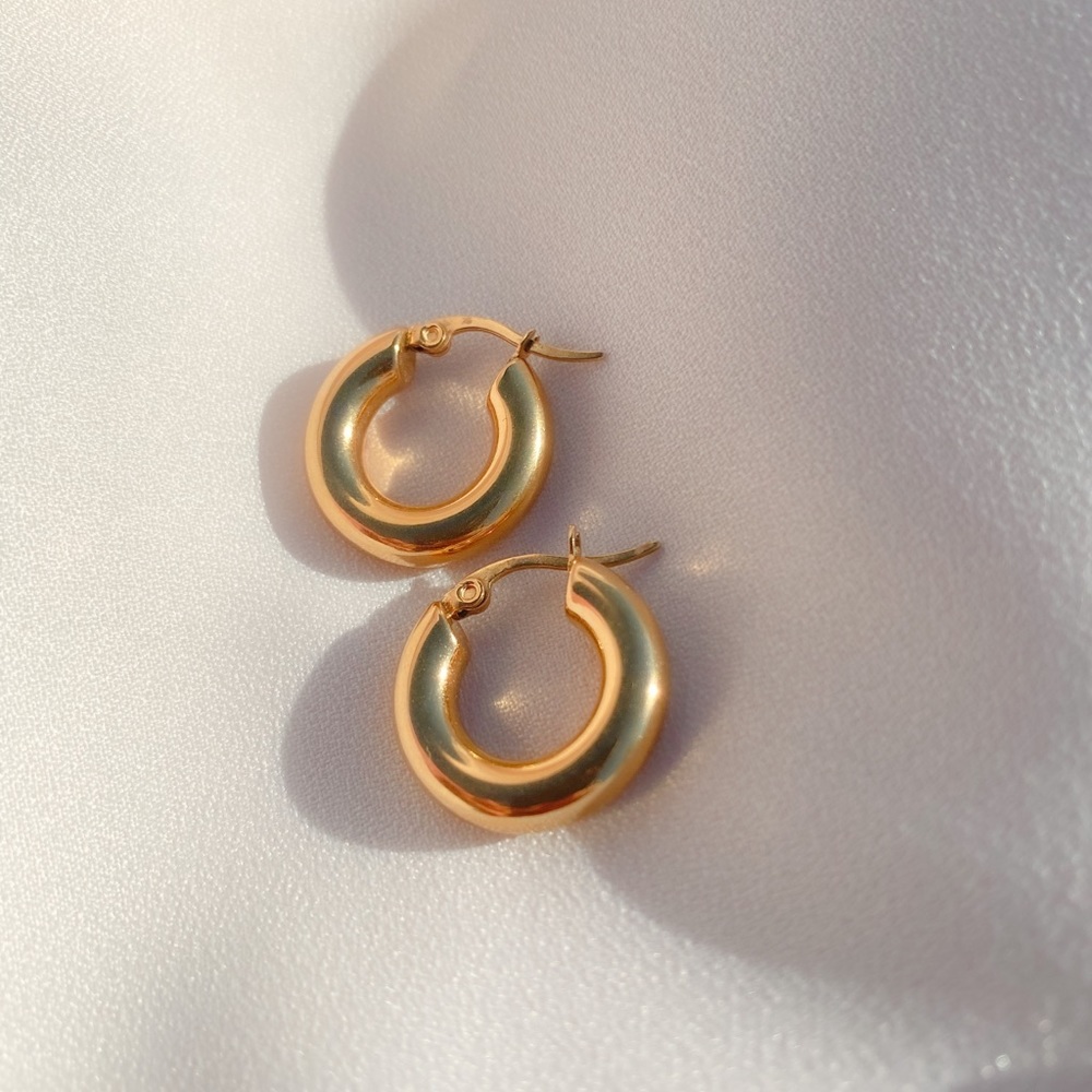 Small Gold Hoop Earrings